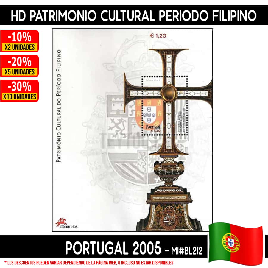 Portugal 2005. HB Patrimonio Cultural Filipino (MNH) - MI BL212