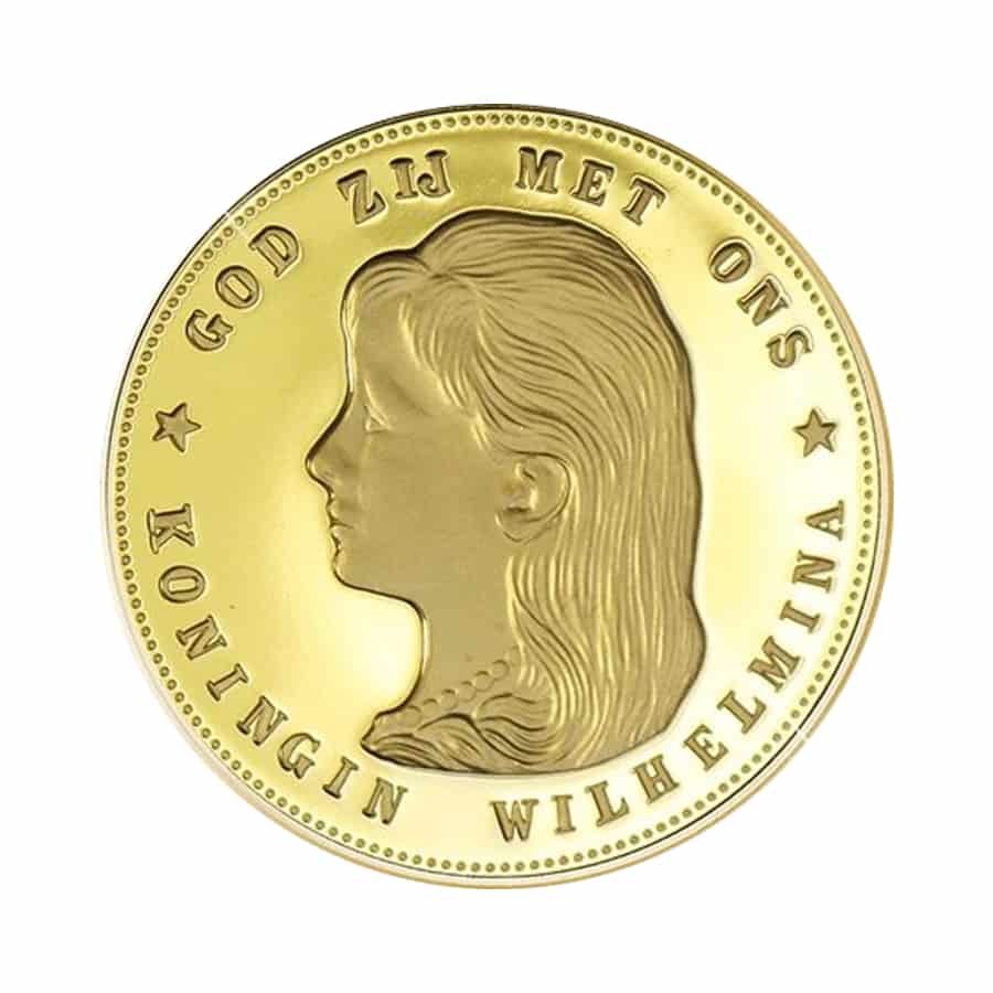 Netherlands 2017. Reproduction 10 Gold Guilders 1892 (N)