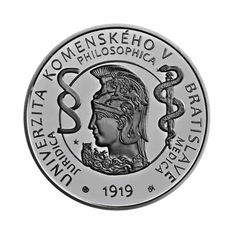 Slovakia 2019. €10 Silver. Comenius University. Bratislava (BU) - UC#218