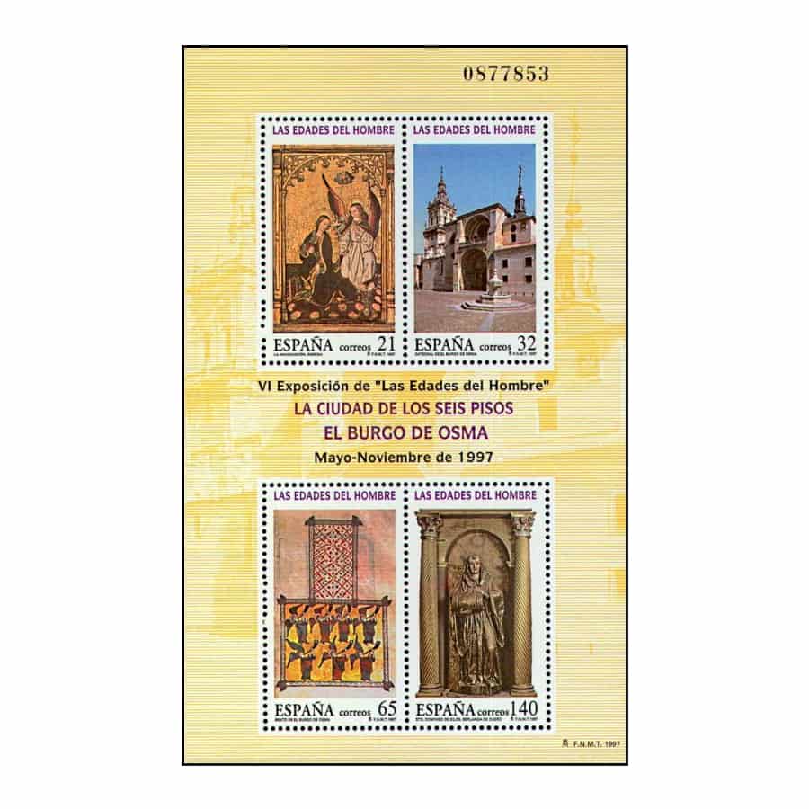 España 1997 [SLL] HB As idades do home. El Burgo de Osma (MNH)