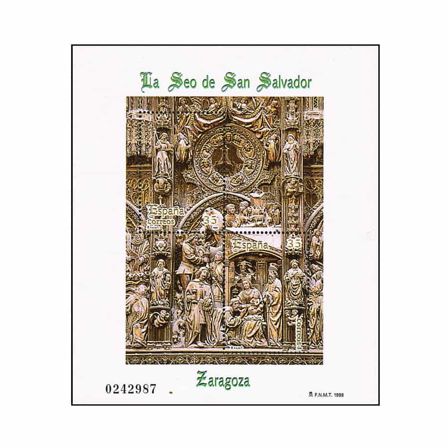 Espagne 1998 [SLL] HB La Seo de San Salvador. Zaragoza (MNH)