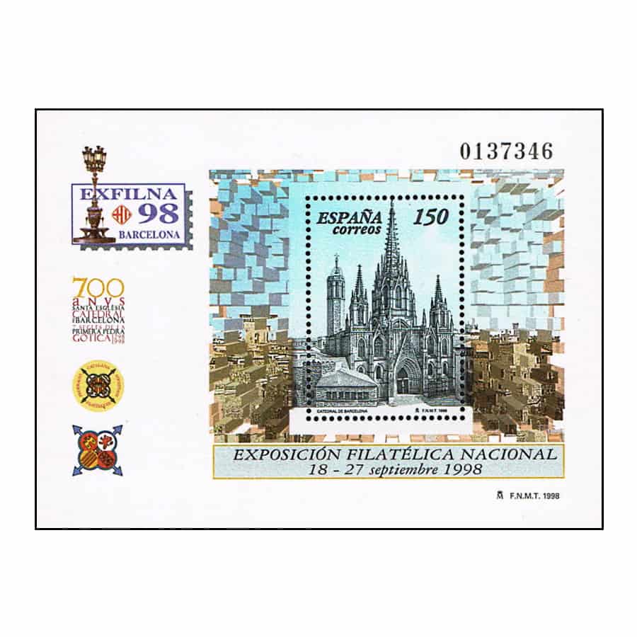 Espanya 1998 [SLL] HB Exfilna '98. Barcelona (MNH)