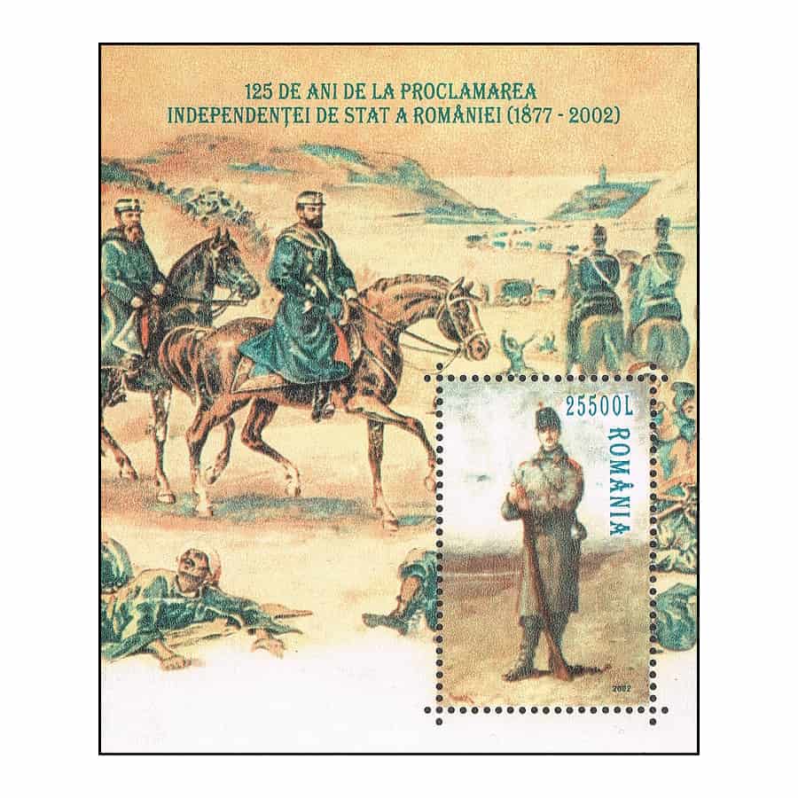 Rumanía 2002. HB 125 de independencia de Rumanía (MNH) - MI#BL320