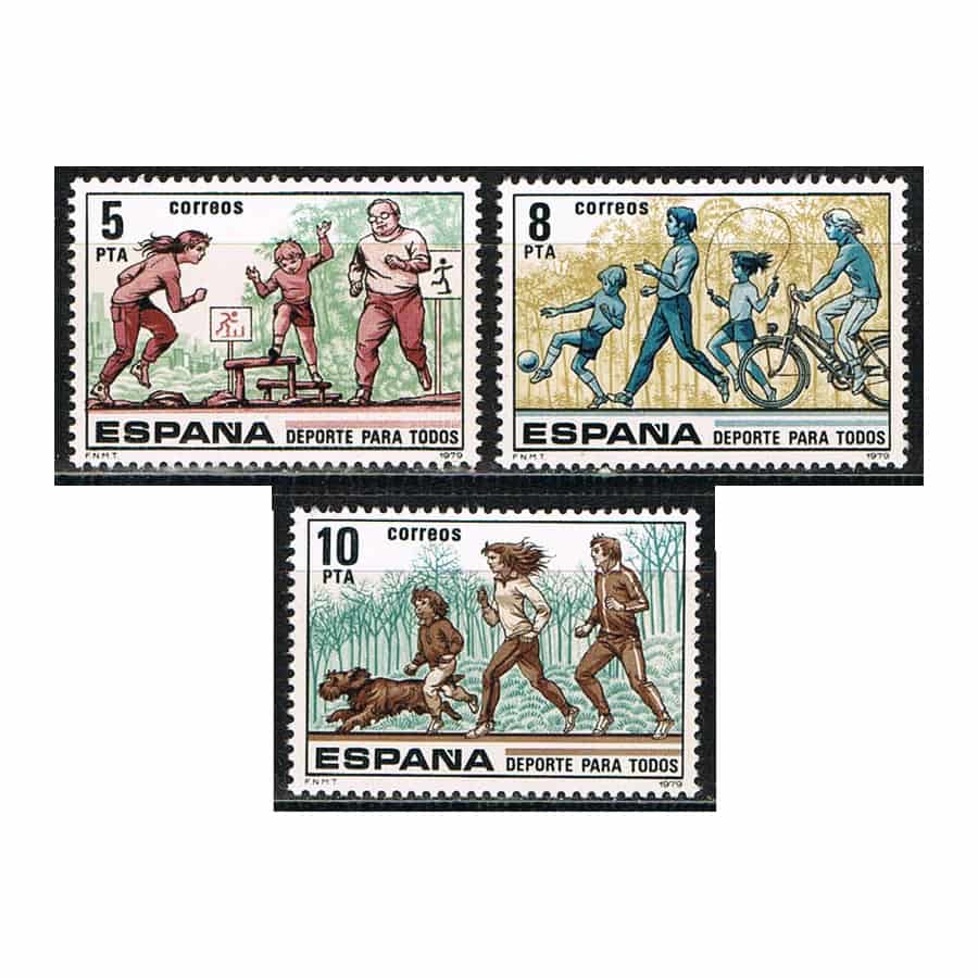 Spain 1979. Sport for all (MNH) - ED 2516-2518