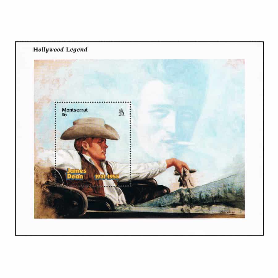 Montserrat 1996. HB James Dean (MNH) MI#BL74