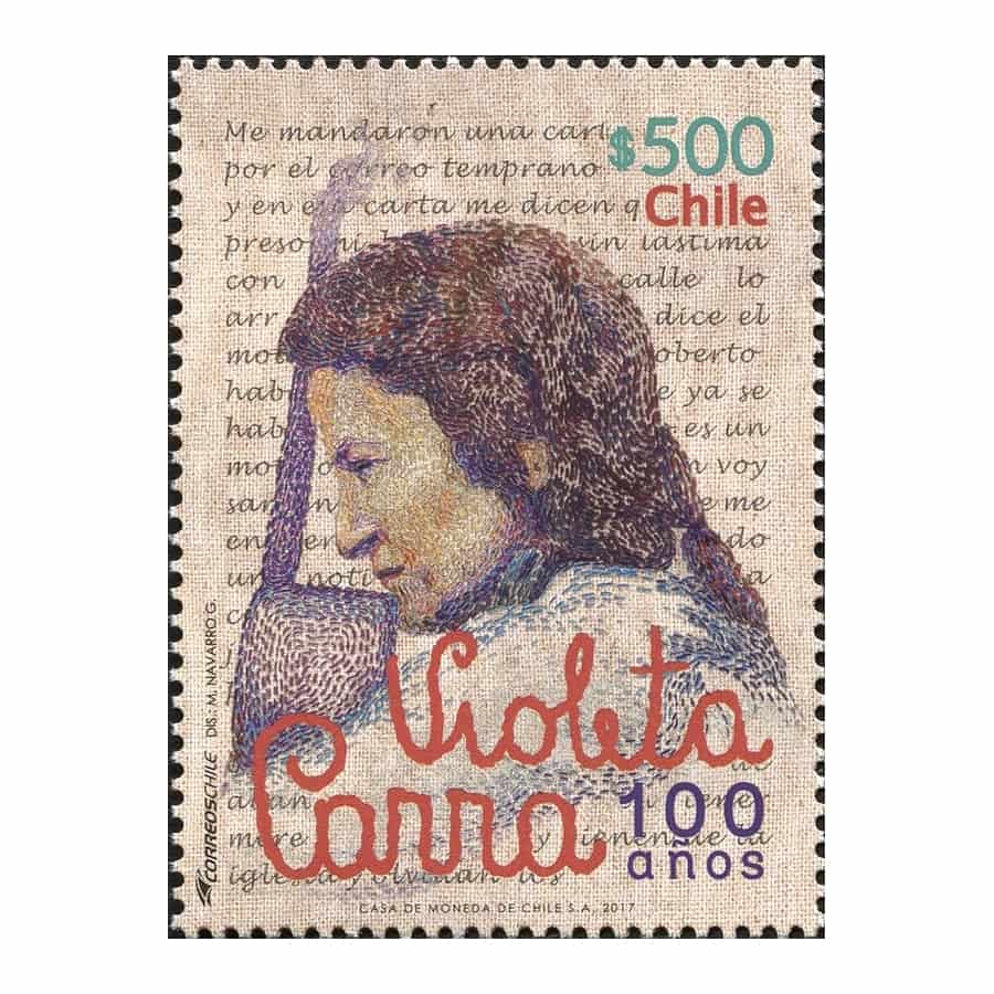 Chile 2017. Violeta Parra (MNH) MI#2582