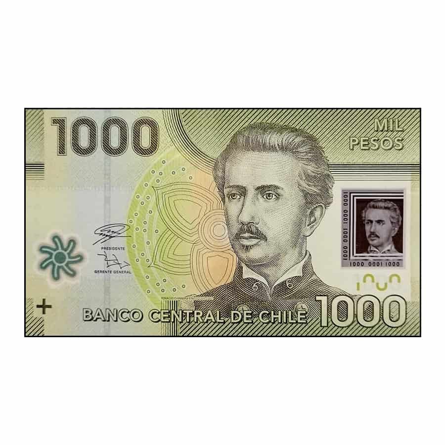 Chile 2019. 1000 pesos (VF) - P#161i