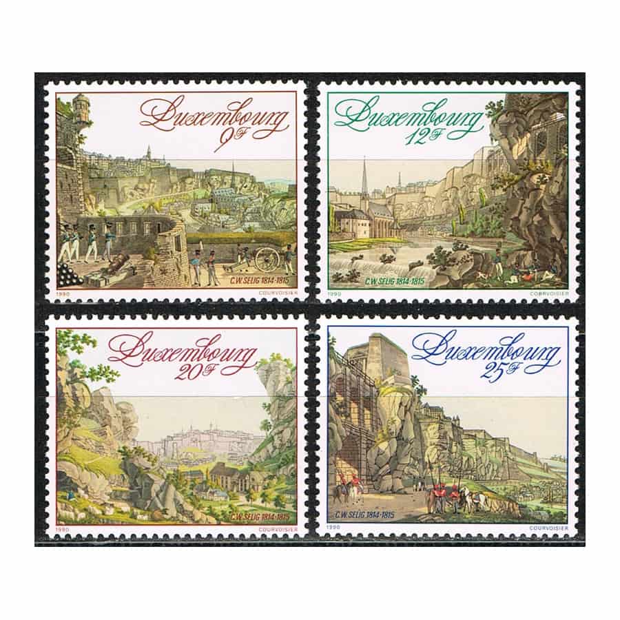 Luxembourg 1990. Paintings by Christoph W. Selig (MNH) MI#1236-1239