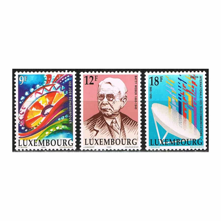 Luxembourg 1990. Commemorations (MNH) MI#1240-1242