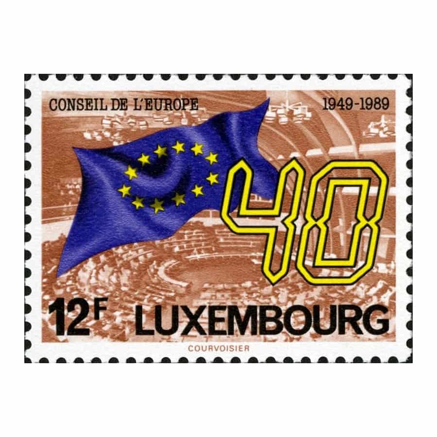 Luxemburgo 1989. Consejo de Europa MI#1222