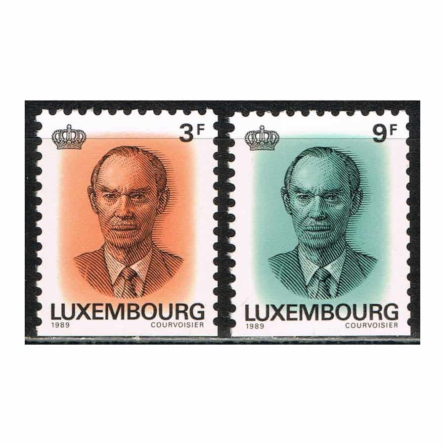 Luxembourg 1989. Grand Duke John (MNH) MI#1225Du-1226Du