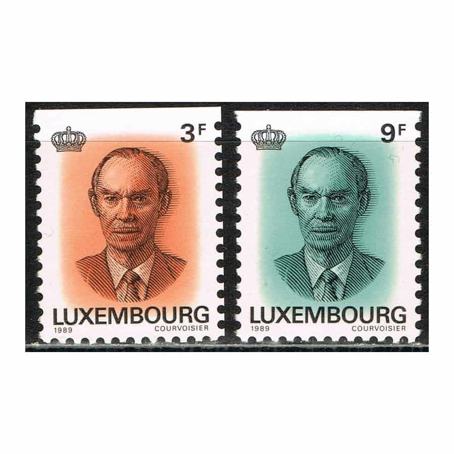 Luxembourg 1989. Grand Duke John (MNH) MI#1225Do-1226Do