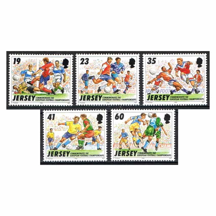 Jersey 1996. European Championship Series (MNH) - SCOTT 750-754