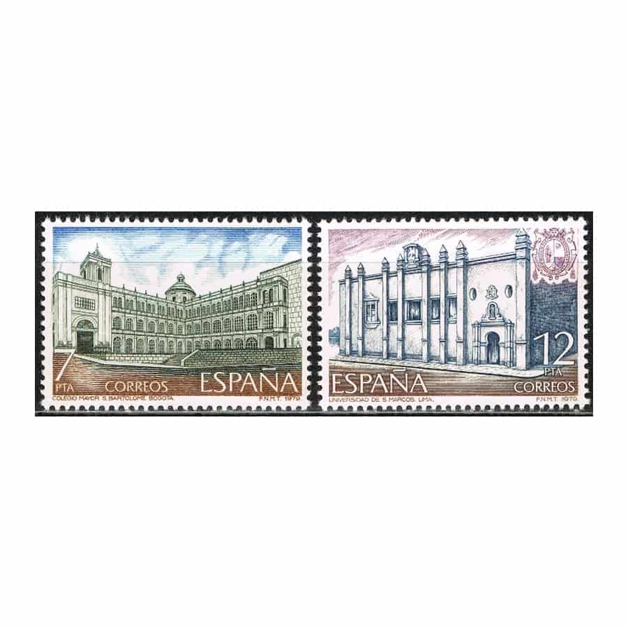 España 1979. América-España (MNH) ED#2544-2545