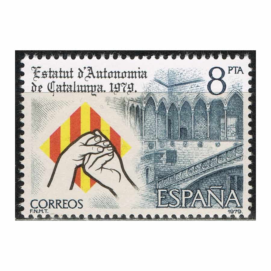 España 1979. Estatuto de Autonomía catalán (MNH) ED#2546