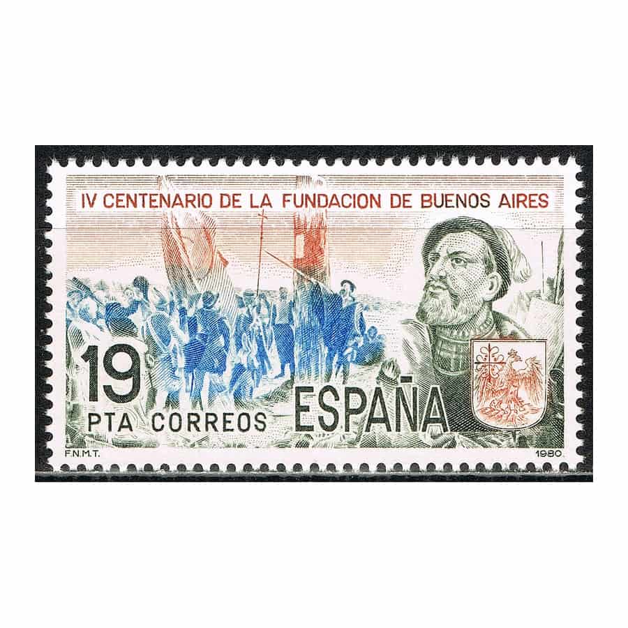 España 1980. Fundación de Buenos Aires (MNH) ED#2584