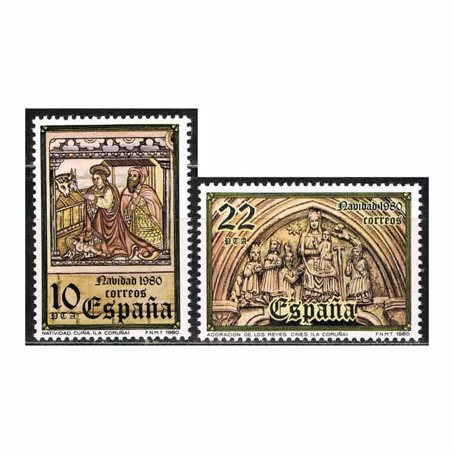 España 1980. Navidad (MNH) ED#2593-2594