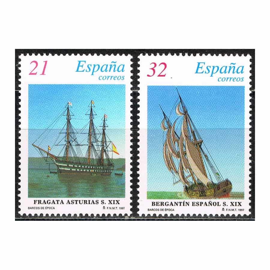 España 1997. Barcos de España (MNH) ED#3475-3476