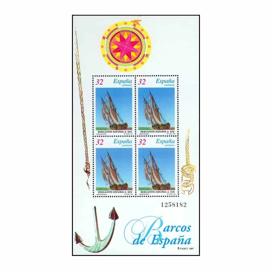 España 1997. HB Barcos de España (MNH) ED#3478