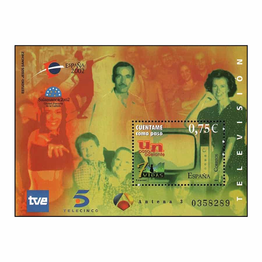 España 2002. HB Juvenia: Televisión (MNH) ED#3945