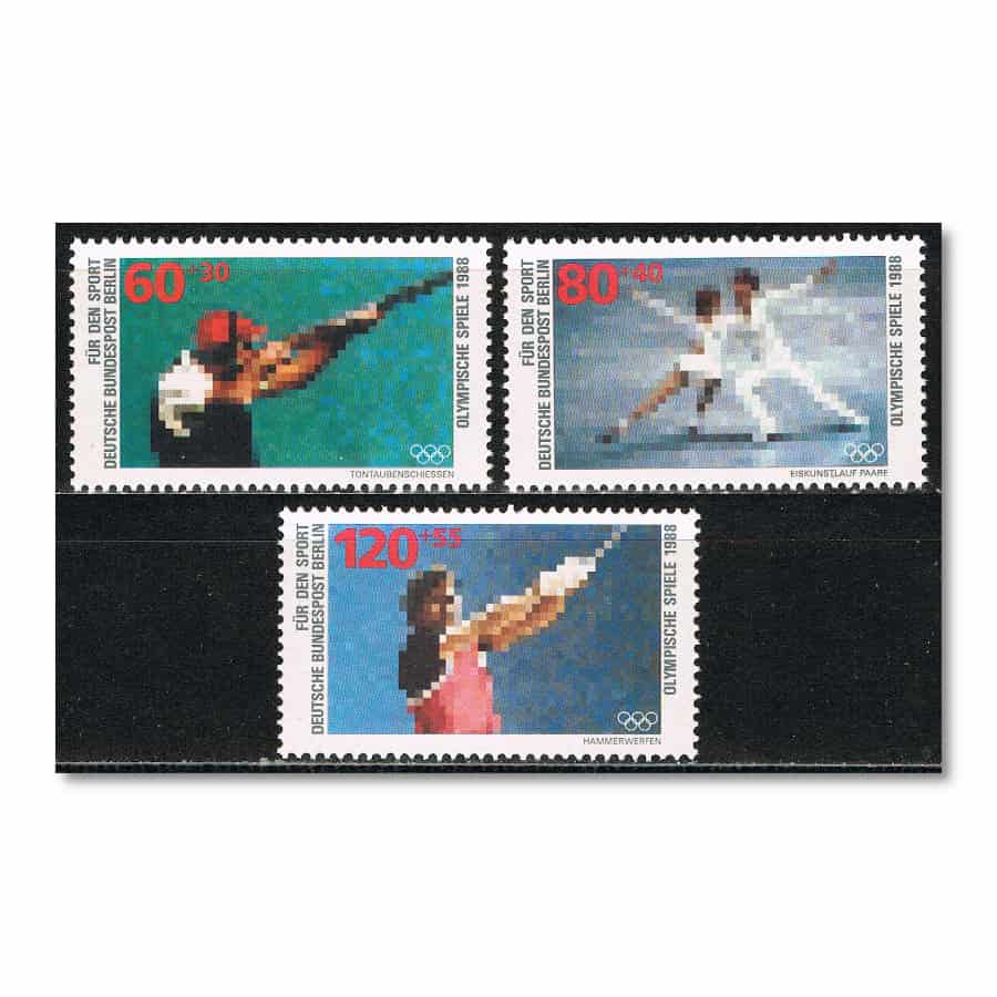 Berlín 1988. JJ. OO. Seúl (MNH) MI#801-803