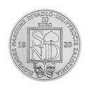 Eslovaquia 2019. 10€ Plata. Universidad Comenius. Bratislava (BU) - UC#218 (copia)