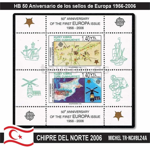 [C2373#] Turquía 2005. HB 50 años de sellos de Europa (MNH) MI#BL59 (copia)