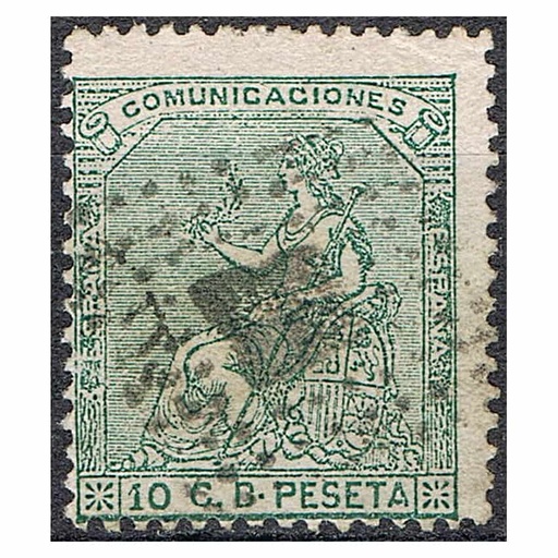 [B0633#] España 1873. I República, 10 c (U) - EDIFIL 133