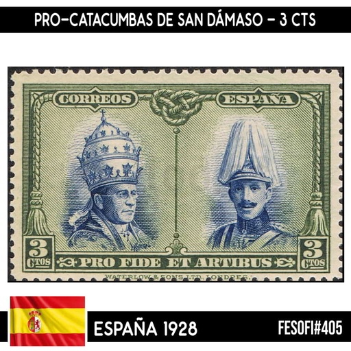 [B0553.2#] España 1920. VII Congreso de la UPU. 1 cts (MNH) FES#297 (copia)