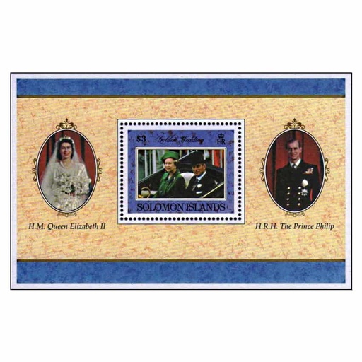 [B0657#] I. Salomon 1997, HB Elizabeth II and Prince Philip (MNH) - SCOTT 852