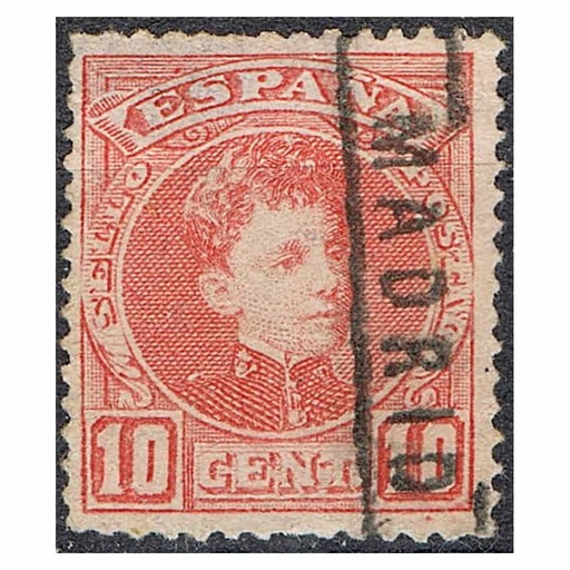 [B0658#] España 1901. Alfonso XIII, 10 c (U) - EDIFIL 243