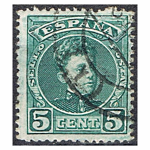 [B0660#] España 1901. Alfonso XIII, 5 c (U) - EDIFIL 242