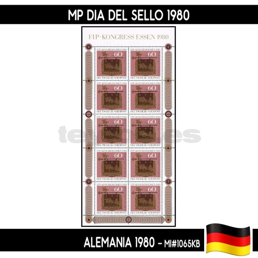 [D0067#] Alemania 1979. MP Día del Sello (MNH) MI#1023KB (copia)