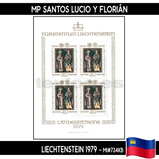 [D0074#] Liechtenstein 1978. MP Pinturas, 1.10 Fr (MNH) MI#719KB (copia)