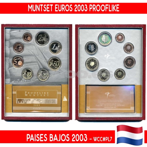 [J0018#] Paises Bajos 2001. Prooflike (FDC) WCC#PL3 (copia)