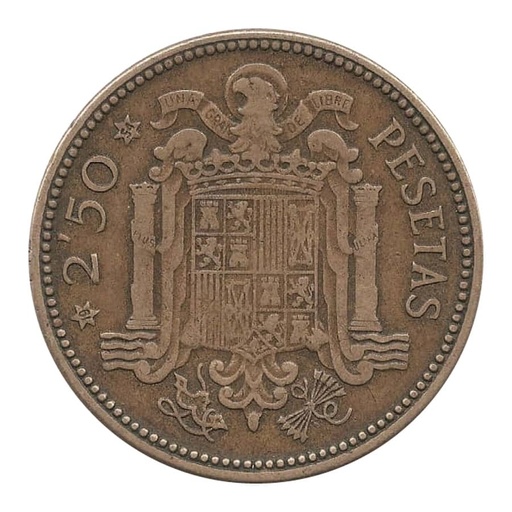 [B0962#] Espagne 1954 [MND] 2,50 pesetas. Édition 1953. État espagnol (BC)