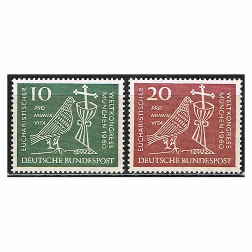 [B0688#] Alemania 1960. Serie Congreso Eucarístico (MNH) - MICHEL 330-331