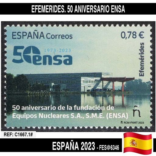 [C1667.1#] España 2023. Efemérides. 50 aniversario de ENSA (MNH) FES@6346