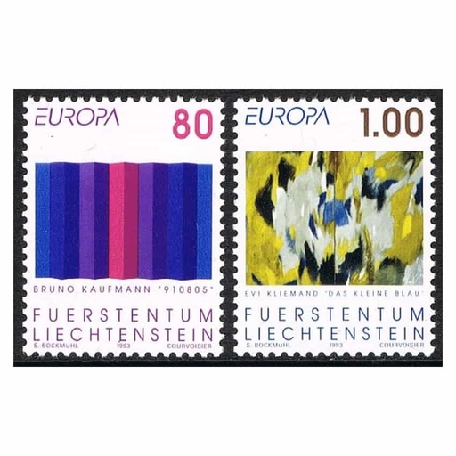 [B0712#] Liechtenstein 1993. Serie Europa (MNH) - MI 1054-1055