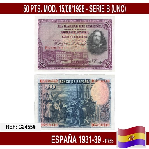 [C2455#] España 1931-1939. 50 pts. II REPÚBLICA (UNC)