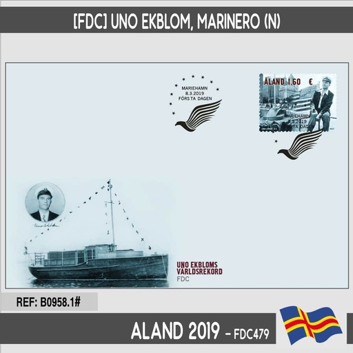 [B0958.1#] Aland 2019 [FDC] Patinaje nórdico (N) (copia)