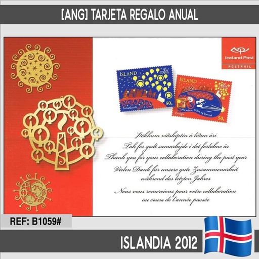 [B1059#] Iceland 2012 [ANG] Annual Gift (N)