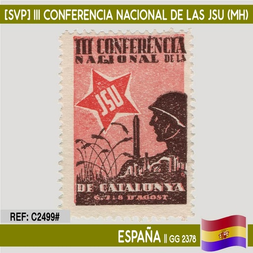 [C2499#] España [SVP] III Conferencia nacional de las J.S.U. (MH)