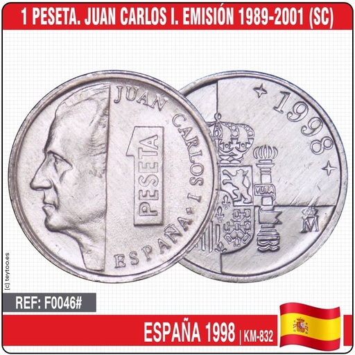 [F0046#] España 1982. 25 pesetas. Juan Carlos I (SC) KM-824 (copia)