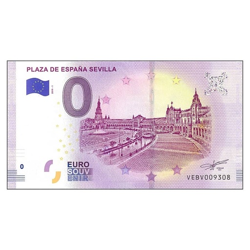 [C2540.2#] 0 Euros. Espanha. Sevilha, Praça de Espanha (SC) 2019-1A