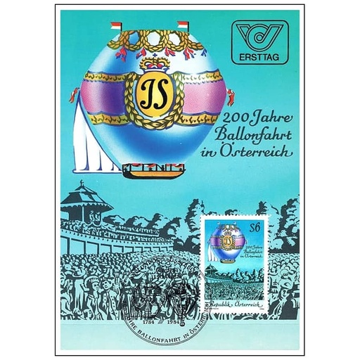 [C0041#] Austria 1984 [MAX] 200 Anniversary of the Balloon in Austria (M)