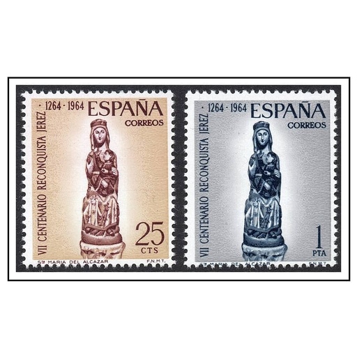 [D0255.#] España 1964 [SLL] Serie 70 aniversario Reconquista de Jerez (MNH)