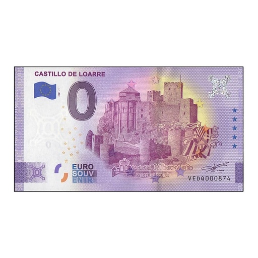 [C2697#] Espagne 2021 [BLL] 0€. Huesca. Château de Loarre (SC)