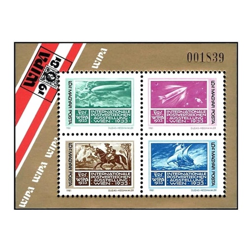 [C2712#] Hongria 1981 [SLL] HB Exposició Filatèlica WIPA '81 (MNH)