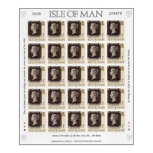 [D0118.1#] Île de Man 1990 [MP] Penny Black Jubilee (MNH)